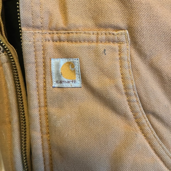 Kids Brown Carhartt Hooded Jacket - Picture 5 of 5